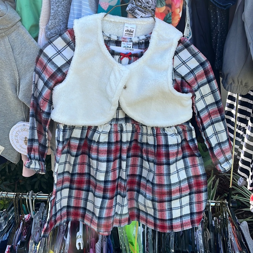 2 Piece Child Of Mine Dress and Vest